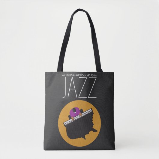 AmeriJazz Blk-Tas Tote Bag (Voorkant)