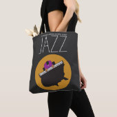 AmeriJazz Blk-Tas Tote Bag (Dichtbij)