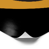 AmeriJazz Glanzend zwart Poster (18,67" x 28") (Hoek)