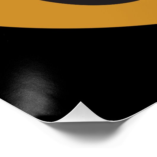 AmeriJazz Glanzend zwart Poster (18,67" x 28") (Hoek)