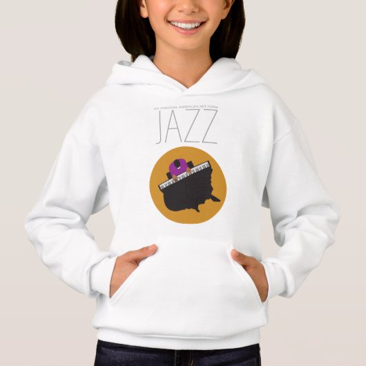 AmeriJazz Kinderen Pullover Hoodie (Voorkant)