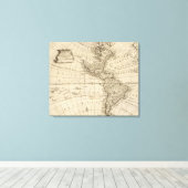 Amerika 10 canvas afdruk (Insitu (Houten vloer))