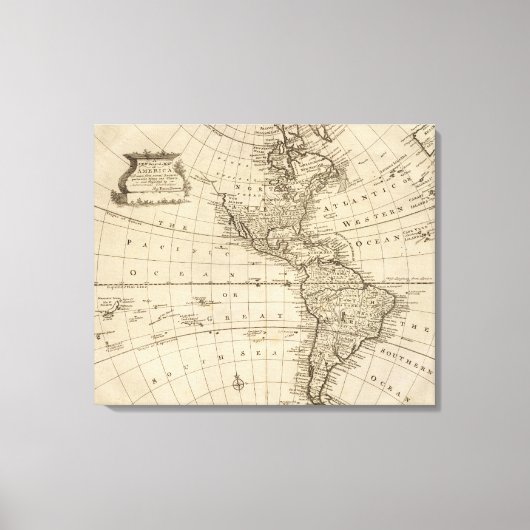 Amerika 10 canvas afdruk (Voorkant)