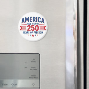 Amerika 1776 2026 250 Jaar Vrijheid Patriotisch Magneet