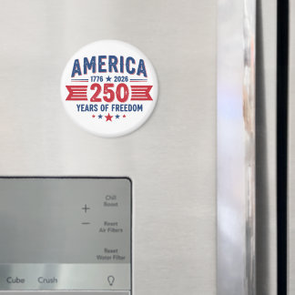 Amerika 1776 2026 250 Jaar Vrijheid Patriotisch Magneet