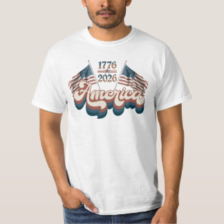 Amerika 1776–2026, Patriottisch, VS 250 Jaar T-shirt