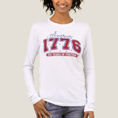 Amerika 1776 250 Jaar Tri-Blend Shirt (Voorkant volledig)
