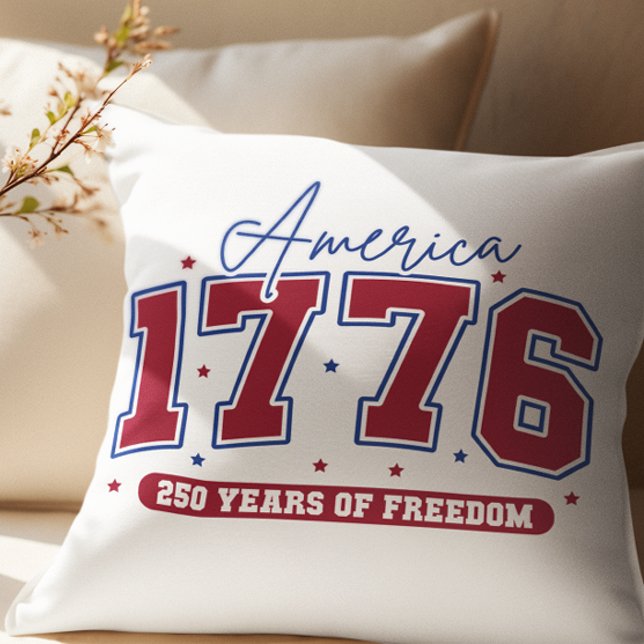 Amerika 1776 | 250 Jaar Vrijheid | Juli 2026 Kussen (Creator heeft geüpload)