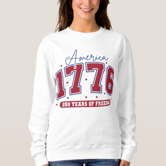 Amerika 1776 - 250 Jaar Vrijheid Trui (Voorkant)
