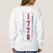 Amerika 1776 - 250 Jaar Vrijheid Trui (Achterkant)