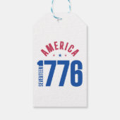 AMERIKA 1776 jaar van vrijheid  Cadeaulabel (Achterkant)