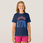 AMERIKA 1776 jaar van vrijheid T-shirt (Voorkant volledig)