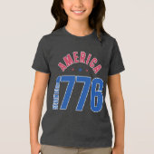 AMERIKA 1776 jaar van vrijheid  Tri-Blend Shirt (Voorkant)