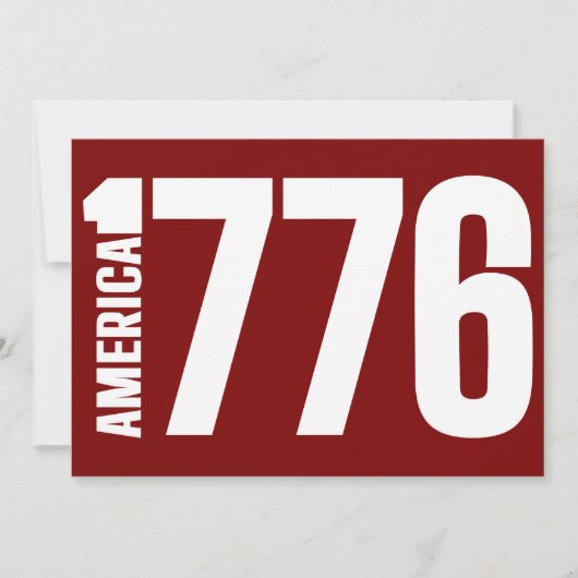 AMERIKA 1776  KAART (Voorkant)
