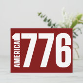 AMERIKA 1776  KAART (Staand voorkant)