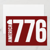 AMERIKA 1776  KAART (Voorkant / Achterkant)