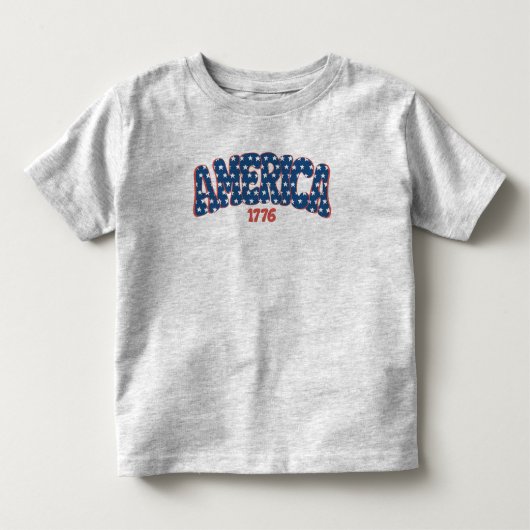Amerika 1776 kinder shirts (Voorkant)