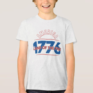 AMERIKA 1776 LAND VAN DE VRIJEN Tri-Blend SHIRT