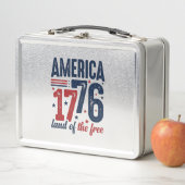 Amerika 1776 Land van de Vrijheid Retro Patriottis (In situ)