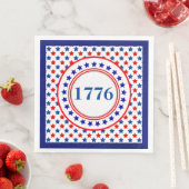 Amerika 1776 papieren servetten (Insitu)