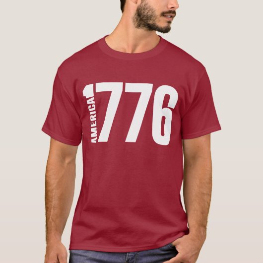 AMERIKA 1776  T-SHIRT (Voorkant)