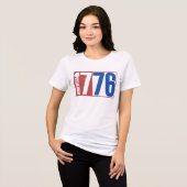 AMERIKA 1776  Tri-Blend SHIRT (Voorkant volledig)