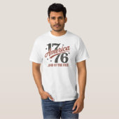 Amerika 1776 Vrijheidsshirt T-shirt (Voorkant volledig)