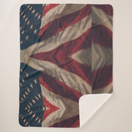 Amerika 1 sherpa deken (Voorkant)