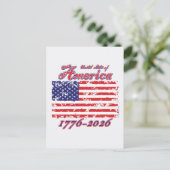 Amerika 250 1776-2026 briefkaart (Staand voorkant)