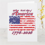 Amerika 250 1776-2026 kaart (Gele Bloem)