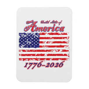 Amerika 250 1776-2026 magneet