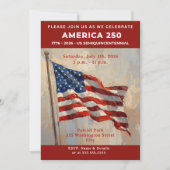 AMERIKA 250 4 juli-feest Kaart (Voorkant)