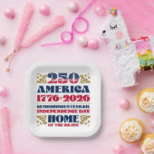 Amerika 250 4 juli Papier Bord (Feest)