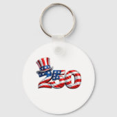 Amerika 250 4 juli sleutelhanger (Achterkant)