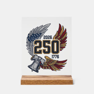 Amerika 250 Adelaar Vleugels 2026 Patriottisch Ont Acryl Bord
