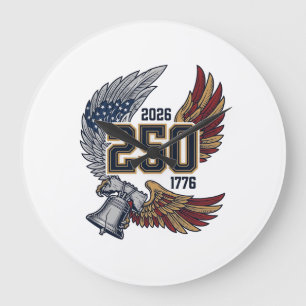 Amerika 250 Adelaar Vleugels 2026 Patriottisch Ont Grote Klok
