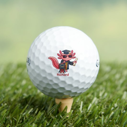 Amerika 250 Axolotl Golfbal Monogram Cadeau Golfballen (Insitu Shirt)