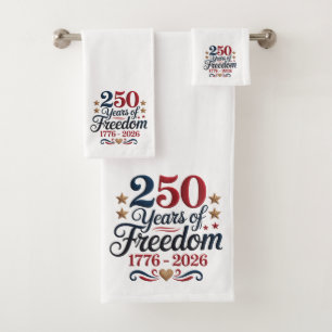 Amerika 250 bad handdoek
