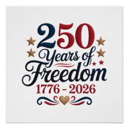 Amerika 250 Badkamer Kunst Perfect Poster
