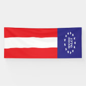 Amerika 250 Betsy Ross Spandoek (Horizontaal)