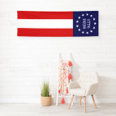 Amerika 250 Betsy Ross Spandoek (Insitu)
