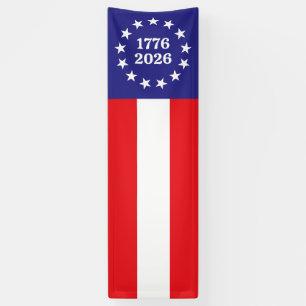 Amerika 250 Betsy Ross Spandoek