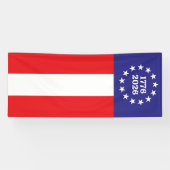 Amerika 250 Betsy Ross Spandoek (Horizontaal)