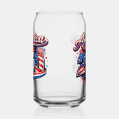 Amerika 250 blikvorm glas (Links)