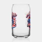 Amerika 250 blikvorm glas (Rechts)