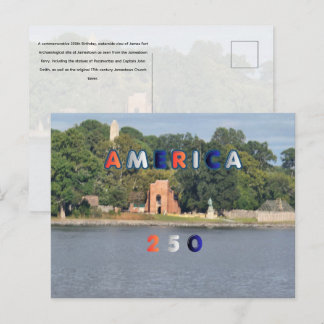 Amerika 250 briefkaart