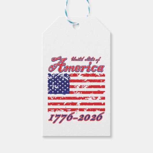 Amerika 250 cadeaulabel (Voorkant)