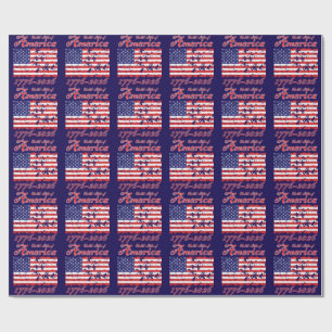 Amerika 250 cadeaupapier