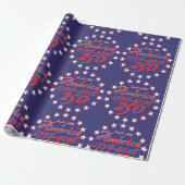 Amerika 250 cadeaupapier (Uitgerold)