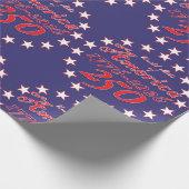 Amerika 250 cadeaupapier (Hoek)